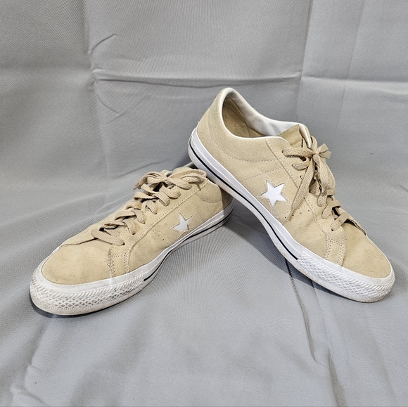 Converse Other - Converse One Star Pro Vintage Ox Men's Shoes Beige Casual A04155C Size 12